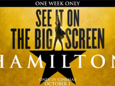 Limited run of filmed version of Hamilton starts today