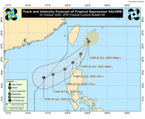 Tropical Depression Salome threatens to hit Batanes, Signal no. 1 up in Luzon
