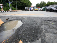 The potholes are winning