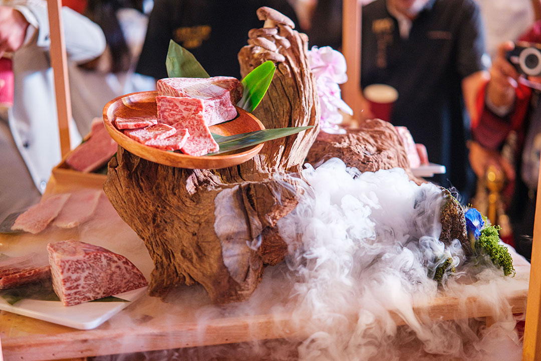 A-premium-selection-of-Ito-Ranch-Matsusaka-Beef-showcased-during-the-launch-event