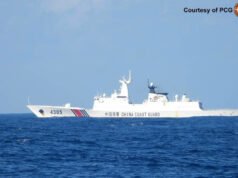 Philippine ship shadows Chinese vessels near Scarborough Shoal
