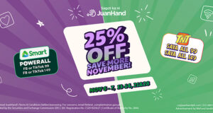Saya All November: Get 25% off on Smart Prepaid Load via JuanHand