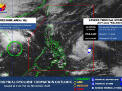 Tropical Storm Tino enters PAR