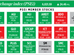 How PSEi member stocks performed — November 24, 2025