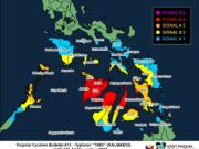 Typhoon Tino lashes Visayas; Signal No. 4 remains up in several areas