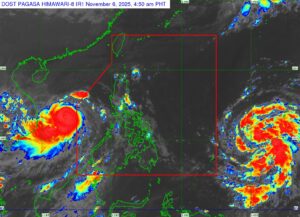 Tino to still bring rains to Palawan, Mindoro, other areas even after exiting PAR