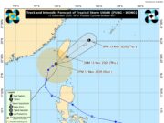 Tropical Storm Uwan re-enters PAR; Signal No. 1 up in Batanes