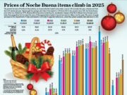 Prices of Noche Buena items climb in 2025