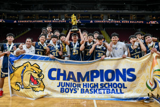 Bullpups sweep UAAP 88 Junior HS Basketball tourney