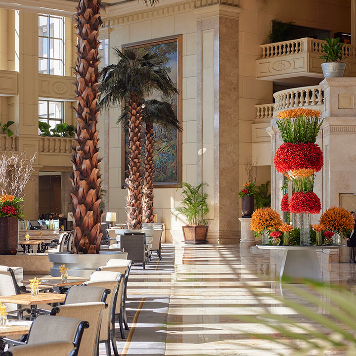The Lobby of The Peninsula Manila