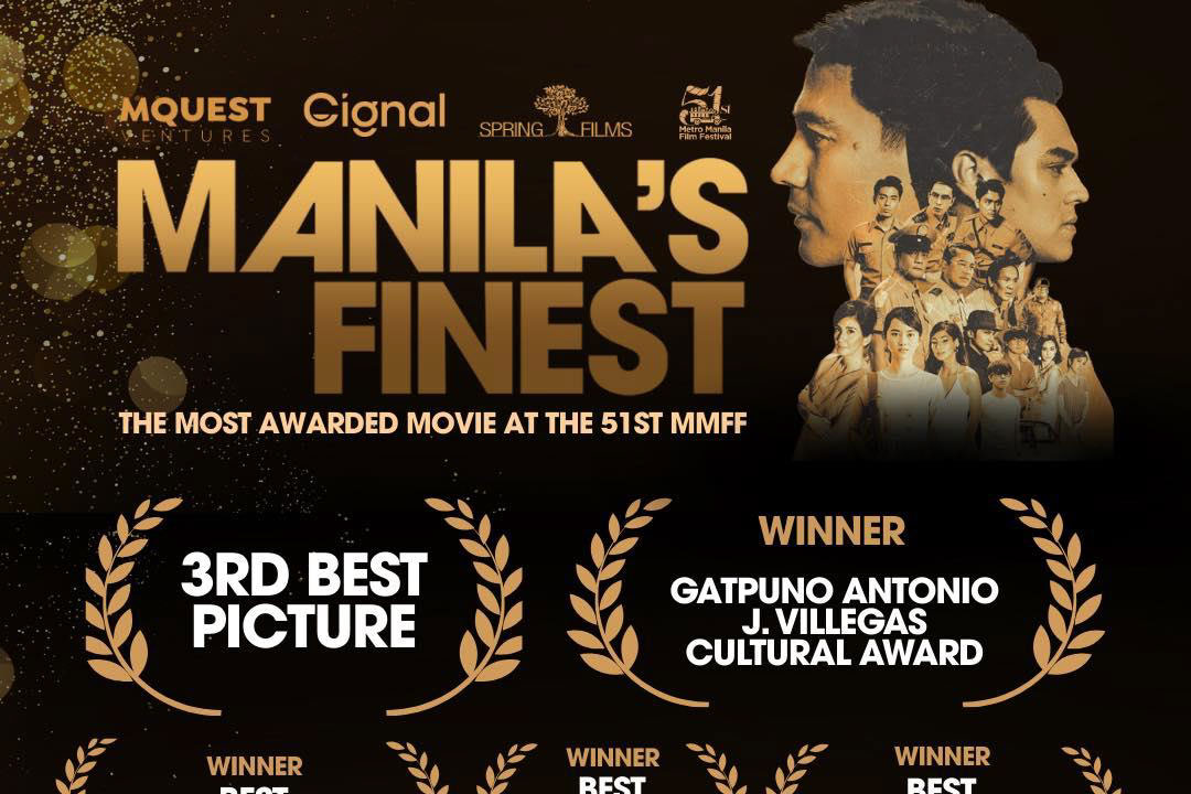 Manila’s Finest bags most awards at MMFF; I’mPerfect wins Best Picture