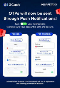 GCash launches In-App OTPs to strengthen security against phishing scams and fraud