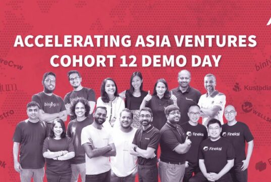 Accelerating Asia’s Cohort 12 to showcase South and Southeast Asian startups in Singapore