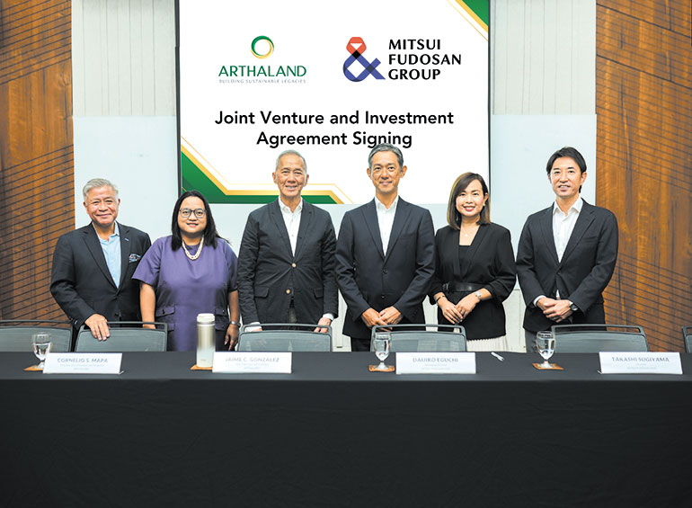 Arthaland forges partnership with Mitsui Fudosan (Asia) for a premium green development in Makati