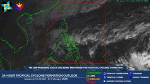 PAGASA: LPA may form on Tuesday