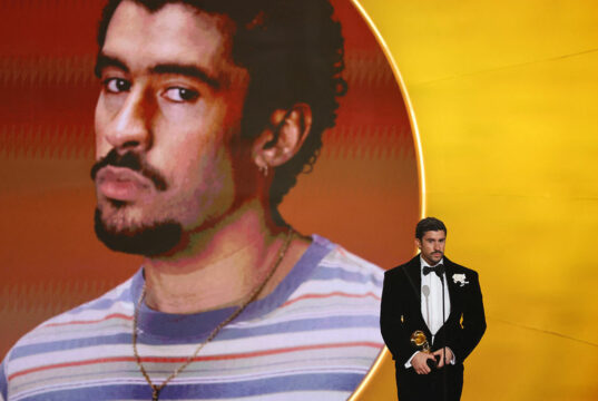 Bad Bunny wins top Grammy prize, first ever for Spanish-language album