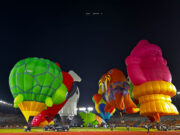 Hot air balloon fiesta fills New Clark City with love