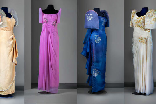 The woman and her dresses