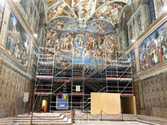 Jesus gets a makeover as Sistine Chapel artwork undergoes restoration