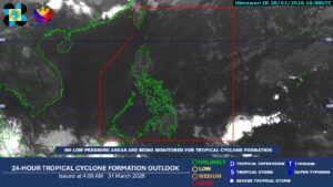 Easterlies, High Pressure Area to prevail during Holy Week, says PAGASA