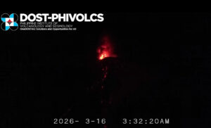 Lava fountaining observed at Mayon — PHIVOLCS