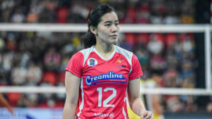 Setter Jia de Guzman will be back after a bad fall