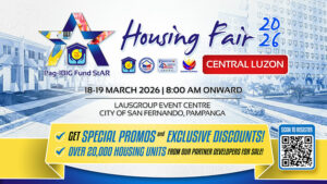 Pag-IBIG Fund Central Luzon housing fair in Pampanga to feature over 20,000 homes