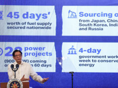 Marcos says Philippine oil supply secure beyond 45 days