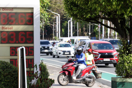 DoE: Diesel may hit P115 per liter