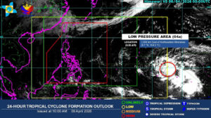LPA spotted outside PAR; Likely to develop into storm – PAGASA