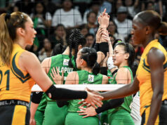 Unbeaten DLSU nets twice-to-beat edge in Final Four with FEU win in UAAP women’s volleyball