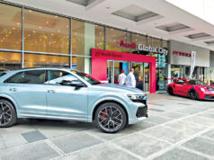 A cars-and-coffee affair