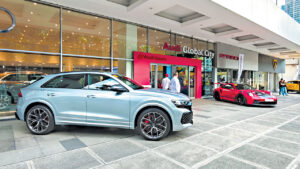 A cars-and-coffee affair