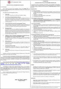 LT Group, Inc. discloses Annual Stockholders’ Meeting on May 6 via Zoom