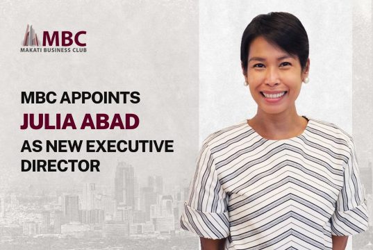 Makati Business Club appoints first female executive director in Julia Abad