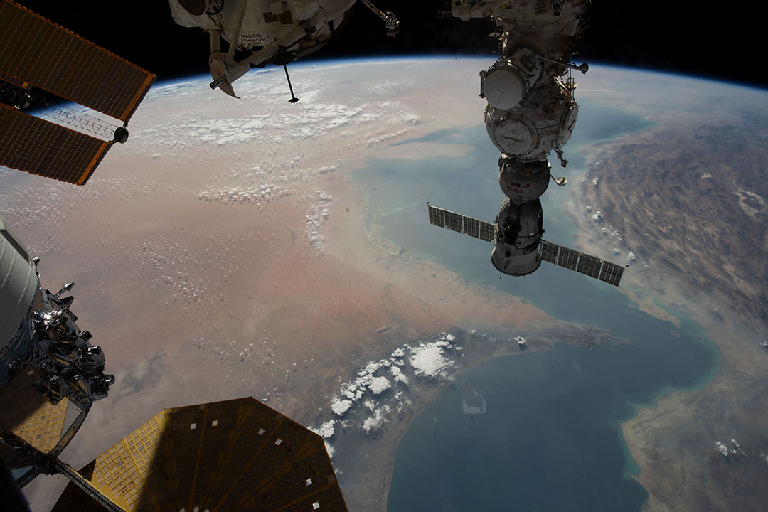 The Strait of Hormuz connects the Gulf of Oman and the Persian Gulf