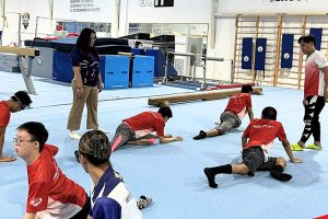 Philippine gymnastics team in rigid training for Chile Special Olympics